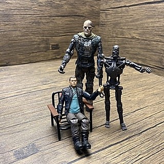ของแท้ Terminator 2 รุ่น 5 รูป T800 Skeleton Action Figure ของเล่น