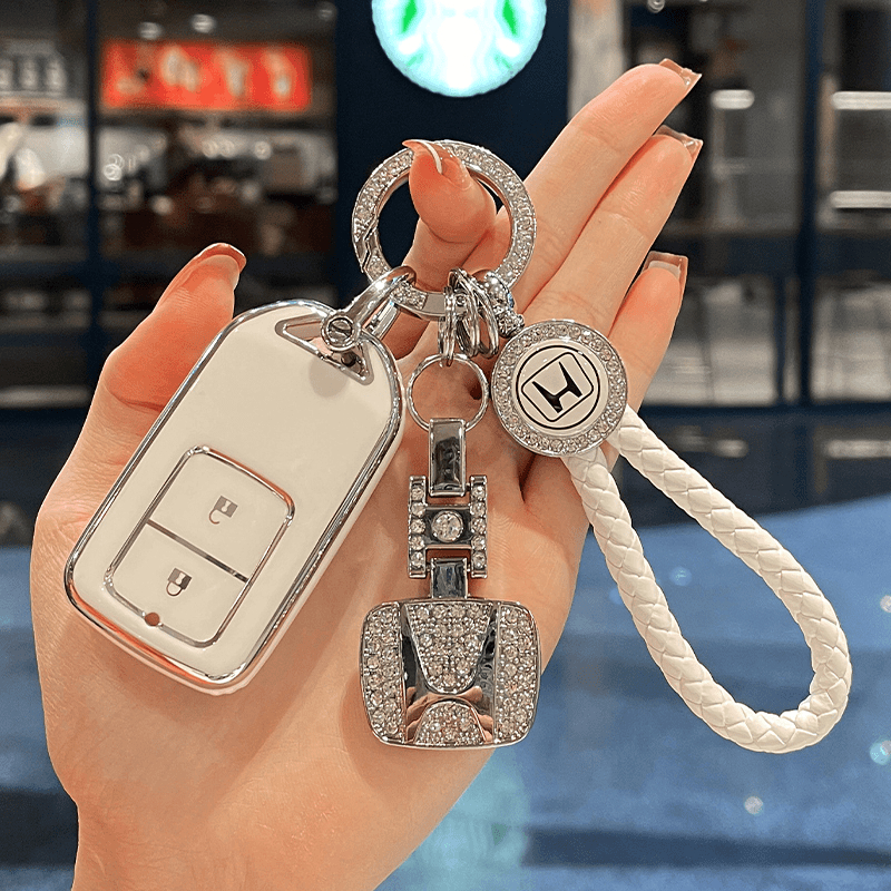 สําหรับ Honda ออกแบบใหม่ 2/3 ปุ่ม TPU รถ Remote Key สําหรับ Honda City/CRV/Accord/XRV/Jazz/ Jazz GK 2019/Civic FB 2014/BRV/HRV ฝาครอบอุปกรณ์เสริม