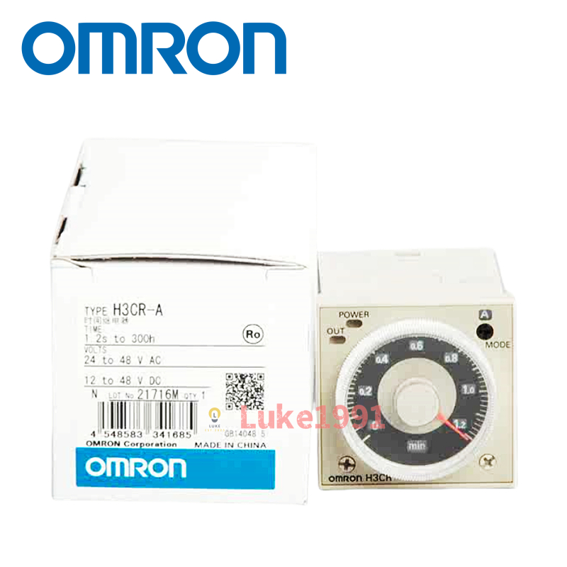 Omron รีเลย์เวลา H3CR-A8 H3CR-A H8L A8 AC100~240V12-48VDC 1.2 S-300H