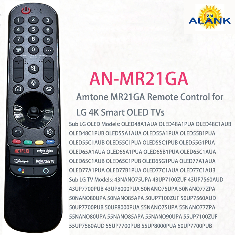 Magic คำสั่งเสียง/เมาส์ รีโมททีวี LG Smart 4K TV รีโมท AN-MR21GA AKB76036201 for 2017-2021