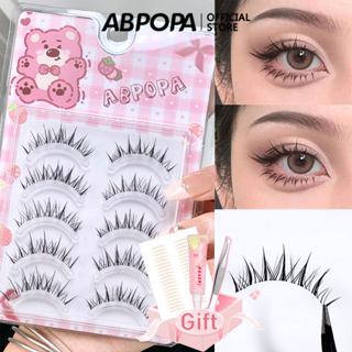 Abpopa M08 ขนตาปลอมรูปปีศาจน้อยสไตล์ไทยพร้อม Distinct Curls …