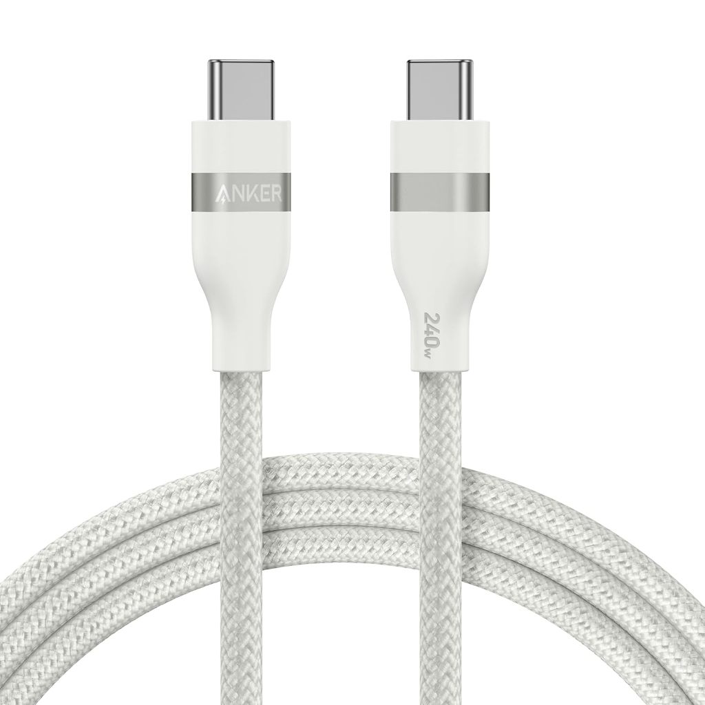 สาย Anker USB-C to USB-C (3 ฟุต / 6 ฟุต 240W Upcycled-Braided)