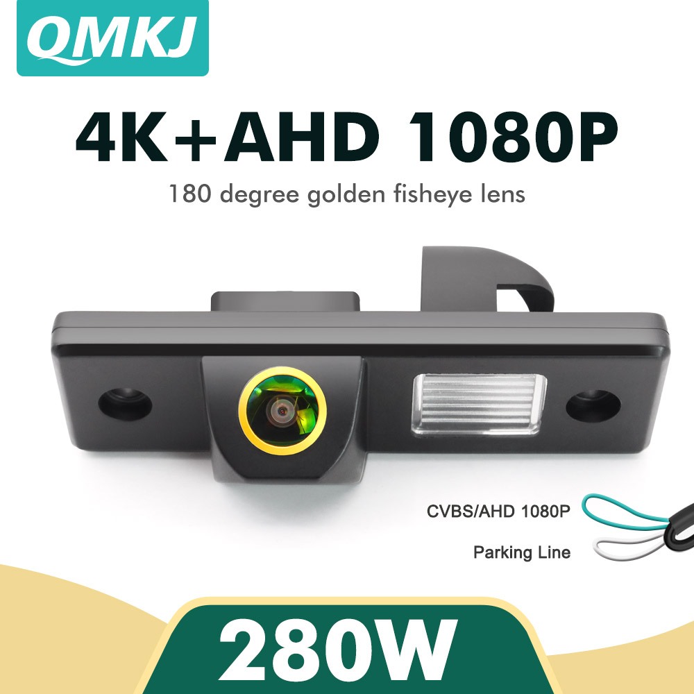 Qmkj AHD 1080P กล้องมองหลังรถยนต์สําหรับ CHEVROLET EPICA LOVA AVEO CAPTIVA CRUZE LACETTI MATIZ Night Vision ย้อนกลับรถกล้อง