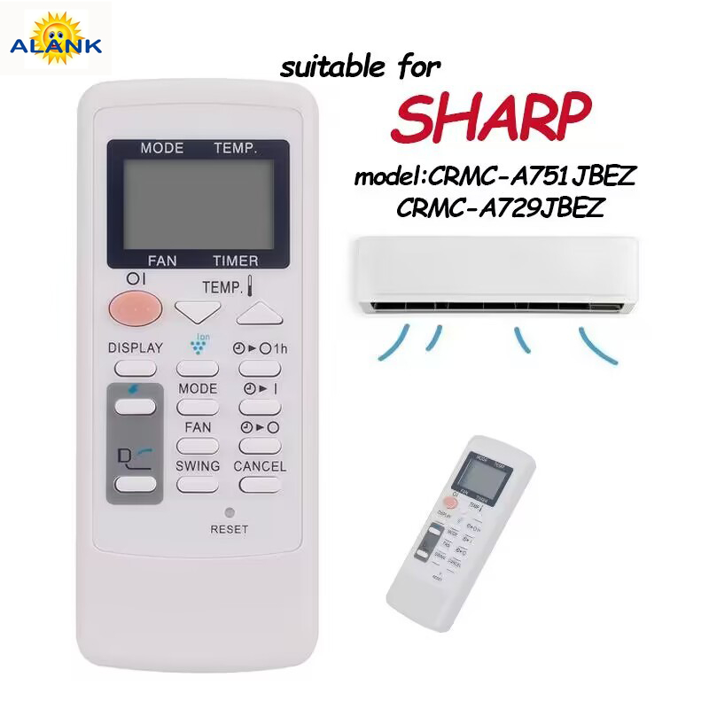 Remote รีโมทแอร์ suitable for SHARP เครื่องปรับอากาศ CRMC-A571JBEZ CRMC-A729JBEZ