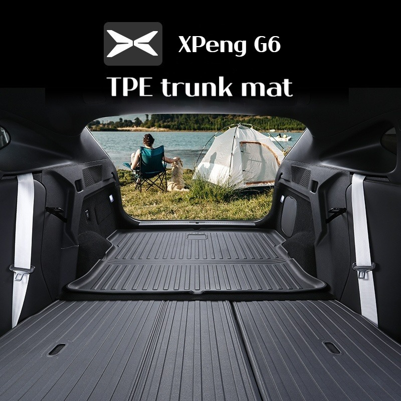 เหมาะสำหรับอุปกรณ์เสริมการปรับเปลี่ยนพรมท้ายรถ Xpeng G6 TPE