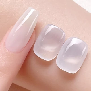 BORN PRETTY Milky White Series Gel Polish สีสัน UV Nail Art Gel สีชมพูเจลยาทาเล็บ