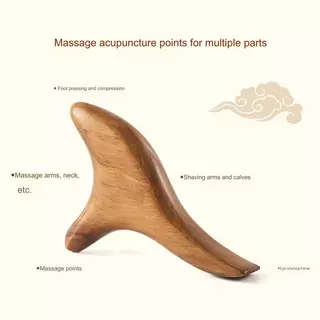 【COD】เครื่องนวดเท้าไม้จันทน์ Trigeminal ไม้นวดกดจุด เครื่องนวดกดจุดสะท้อน เครื่องมือบำบัดสปา ผ่อนคลายคอ ชิอัตสึ