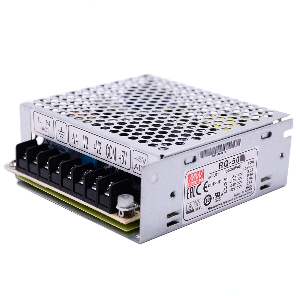 MEAN WELL RQ Series Switching Power Supply 50W 65W 85W 125W Four Output Power Supply Driver Adapter 
