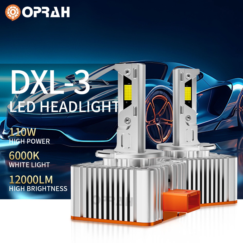 ((2PCS) 110w High Power D1S D2S D3S D4S D5S D8S LED ไฟหน้าไฟหน้ารถหลอดไฟ