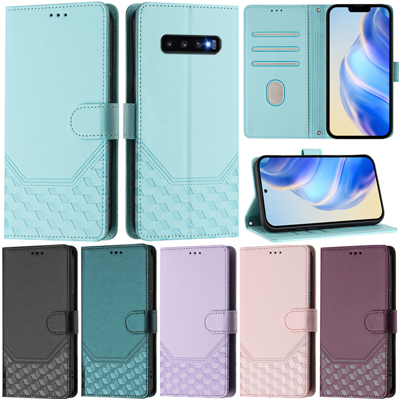 Slim เคสกระเป๋าสตางค์หนัง PU สําหรับ Samsung Galaxy Note 10, S10 Lite, S10, S9, S8, S7, S7 Edge, S10 Plus, S9 Plus, S8 Plus, Note 10 Lite, Note 9, Note 8, A02