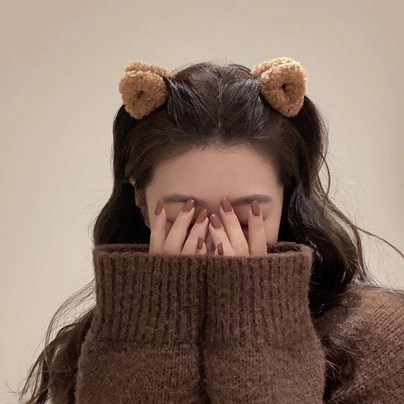 เกาหลีตุ๊กตาหมีหูกิ๊บหญิง อิน ของขวัญวันเกิดนักเรียนน่ารัก