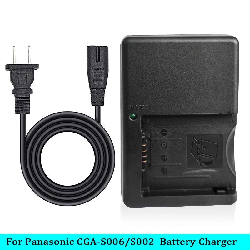 De-994 DE-994B charger สําหรับกล้อง Panasonic CGA-S006E,CGA-S006,CGA-S002 แบตเตอรี่ DMC-FZ8,FZ35,FZ3