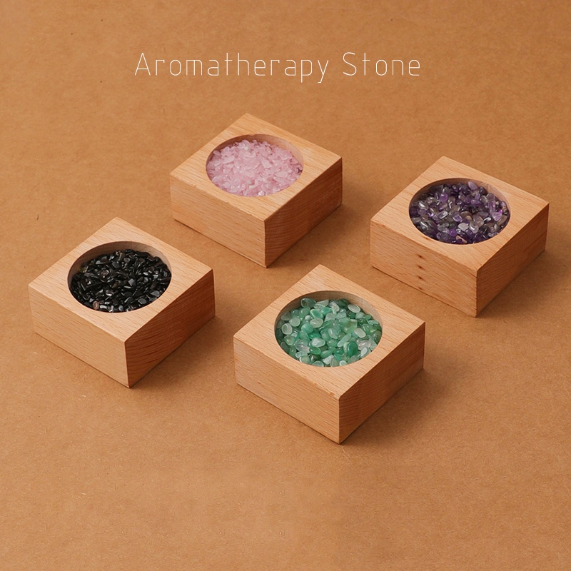 หอมหินคริสตัลปรับอากาศ หินคริสตัล หินน้ำหอม Diffuser ธรรมชาติ สำหรับประดับตกแต่ง และใส่น้ำหอม