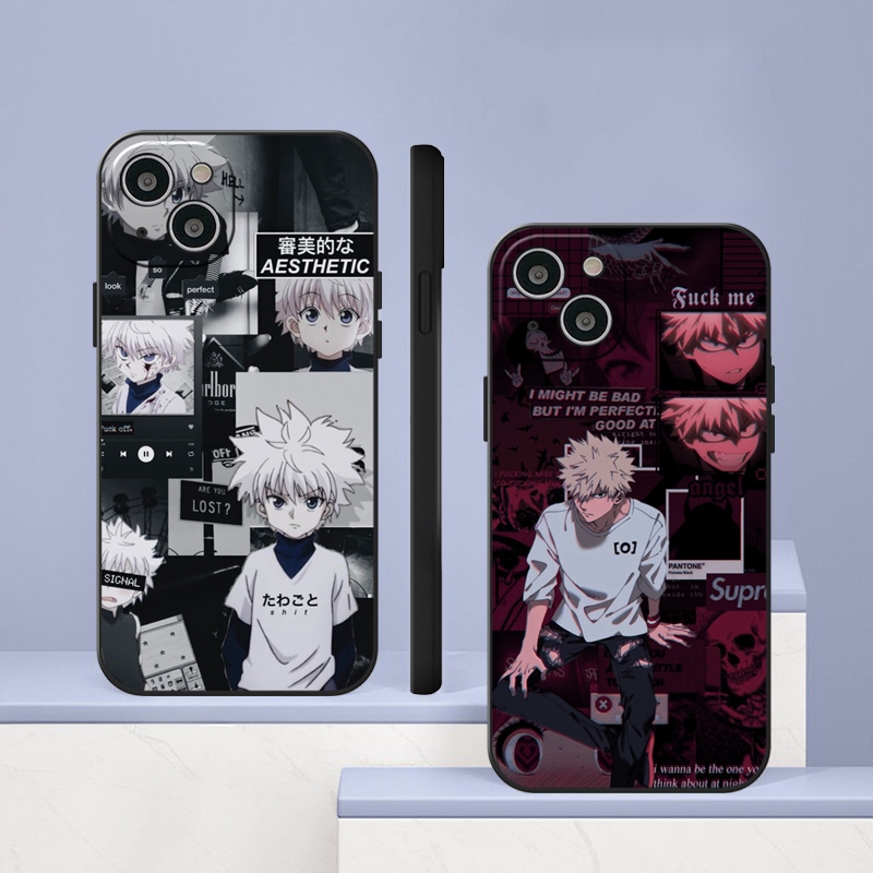 อะนิเมะญี่ปุ่นสําหรับ IPhone 16 15 14 13 12 11 Pro Promax 14Plus Mini X XS XR XSMAX 6 6s 6plus/6splus 7 8 SE2020 7plus/8Plus TPU ปกอ่อนปลอก DCY
