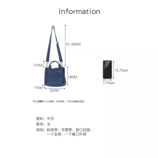 【จัดส่งจากประเทศไทย】🌼พร้อมส่ง🌼 2024 สไตล์ใหม่เกาหลีผ้าใบกระเป๋าสะพายลําลองผ้ายีนส์ญี่ปุ่นมัลติฟังก์ชั่สุภาพสตรีสไตล์ลําลองสุภาพสตรีกระเป๋าสะพา