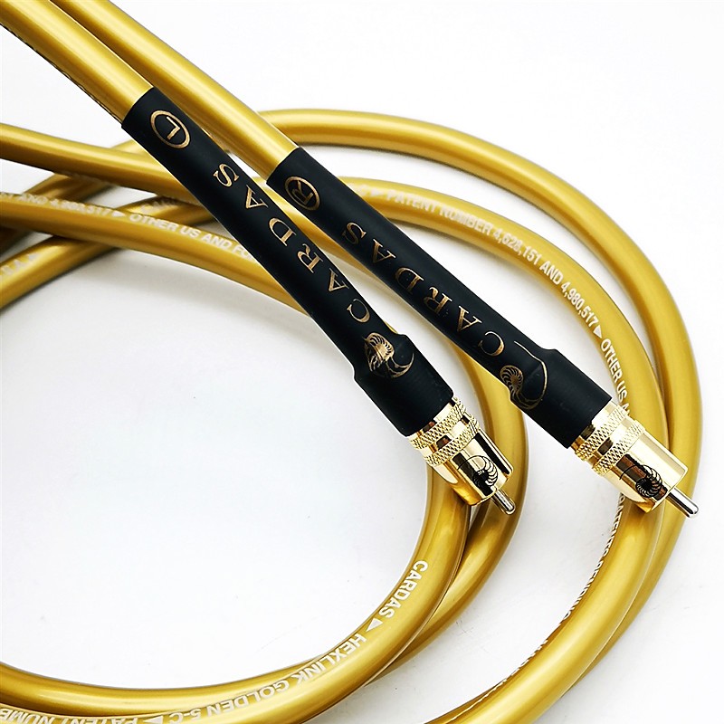 Original CARDAS/Kadas GOLDEN 5-C GOLDEN Ratio HiFi Fever เกรด RCA สายสัญญาณเสียงสายสัญญาณ