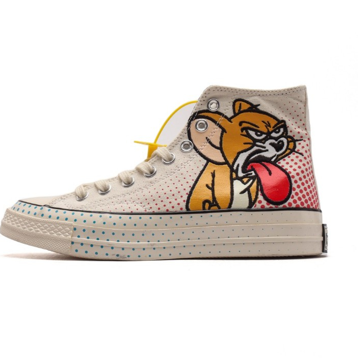 Converse Chuck 70 Tom&Jerry 60th Birthday ปัก Mischievous น่ารัก High Top Casual Shoes-2893