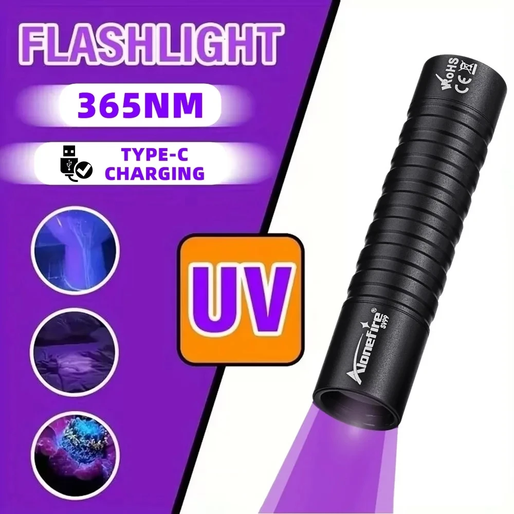 ไฟฉาย UV Alonefire SV99 365nm/395nm ชาร์จ USB thumbnail 9
