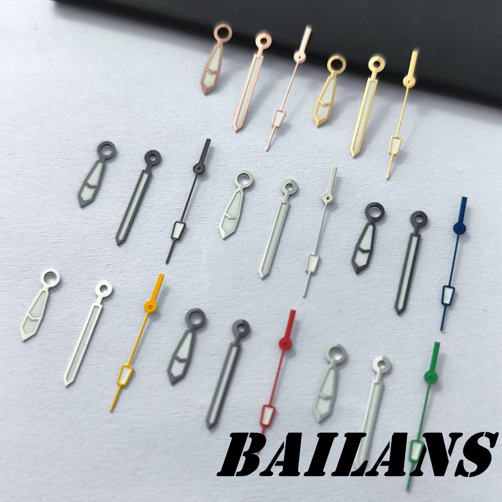 สีเขียว Luminous มือเงินทองสีฟ้าสีส้มนาฬิกาเข็มสําหรับ NH35 NH36 NH38 NH39 NH70 NH72 การเคลื่อนไหวนาฬิกาตัวชี้