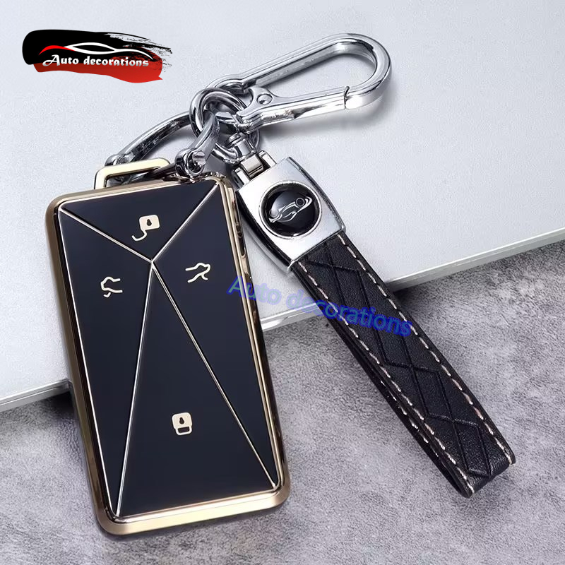 เคสกุญแจรถ TPU พร้อมฝาครอบและพวงกุญแจ สําหรับ AVATR 12/AVATR 11
