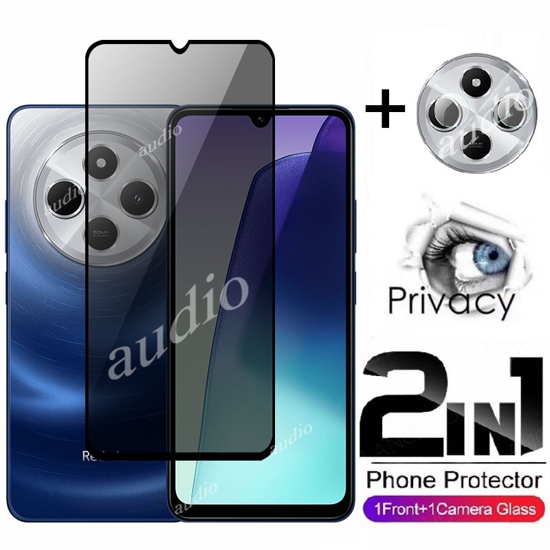 Redmi 14C 4G 2in1 หน้าจอส่วนตัวพร้อมฟิล์มเลนส์สําหรับ Redmi 14c Redmi14c 4G 5G 2024 ความเป็นส่วนตัวป