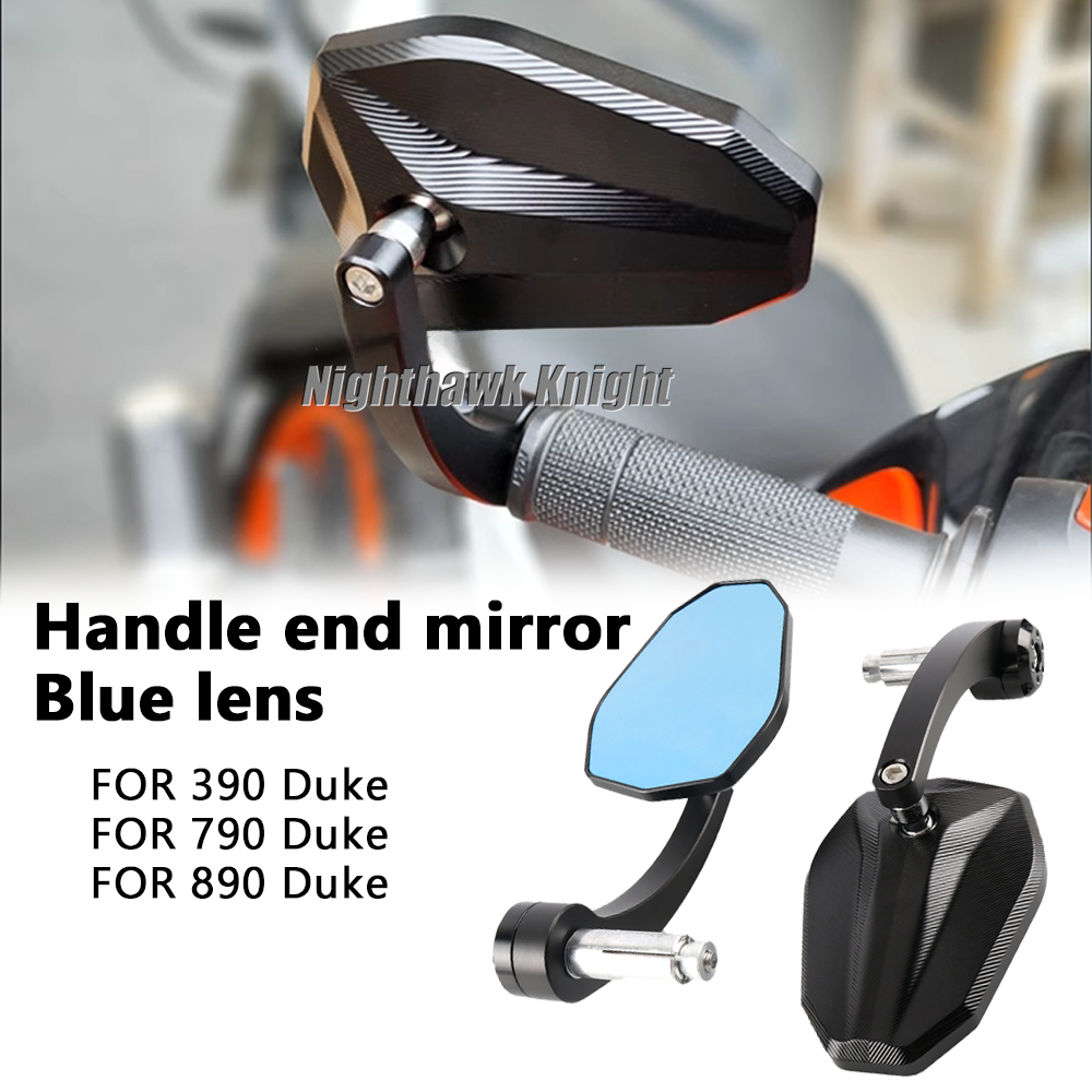 เหมาะสําหรับ KTM 390 Duke 2024 790 Duke 890duke รถจักรยานยนต์ดัดแปลงอลูมิเนียม Handle End กระจกมองหลังกระจกสะท้อนแสง