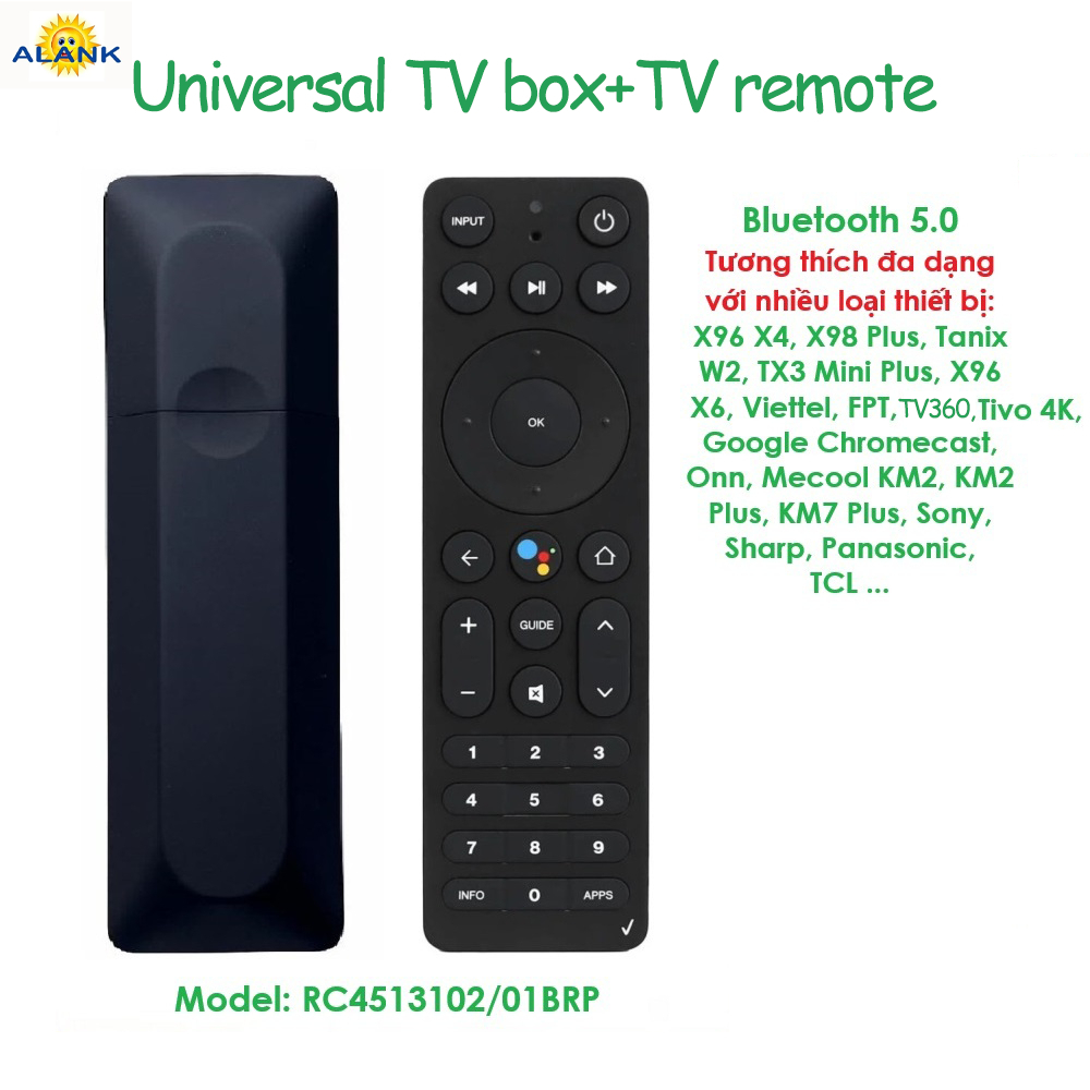 remote รีโมททีวีทั่วไป + กล่องโทรทัศน์+สั่งงานด้วยเสียง TV BOX X96 X4 X98 PlUS Tanix W2 TX3 Mini Plu