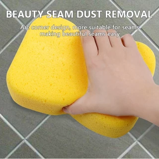 SEAMETAL ฟองน้ำล้างรถสีเหลือง ฟองน้ําล้างรถหนารังผึ้งรถเช็ดฟองน้ํ อุปกรณ์ทําความสะอาดรถยนต์