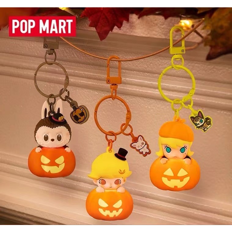 Popmart Carnival LABUBU จี้ฟักทอง จี้ DIMOO