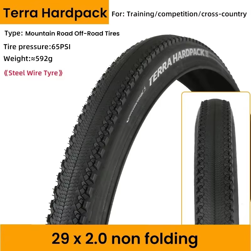 Continental Terra Hardpack Anti Puncture ลวดลูกปัดยาง 29x2.0 MTB กรวดจักรยาน Cross-Country ลวดเหล็ก 