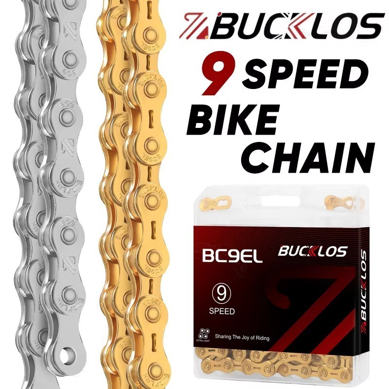 Bucklos โซ่จักรยาน 10 สปีด โซ่จักรยานเสือภูเขา โซ่ 9 Speed MTB โซ่  8/9/10/11/12 สปีด สำหรับ โซ่ Shimano Sram