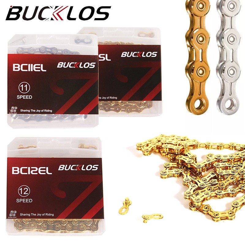BUCKLOS โซ่จักรยาน สำหรับ MTB โซ่ 8/9/10/11 สปีด สำหรับ จักรยานถนน แล้วก็ อุปกรณ์จักรยาน
