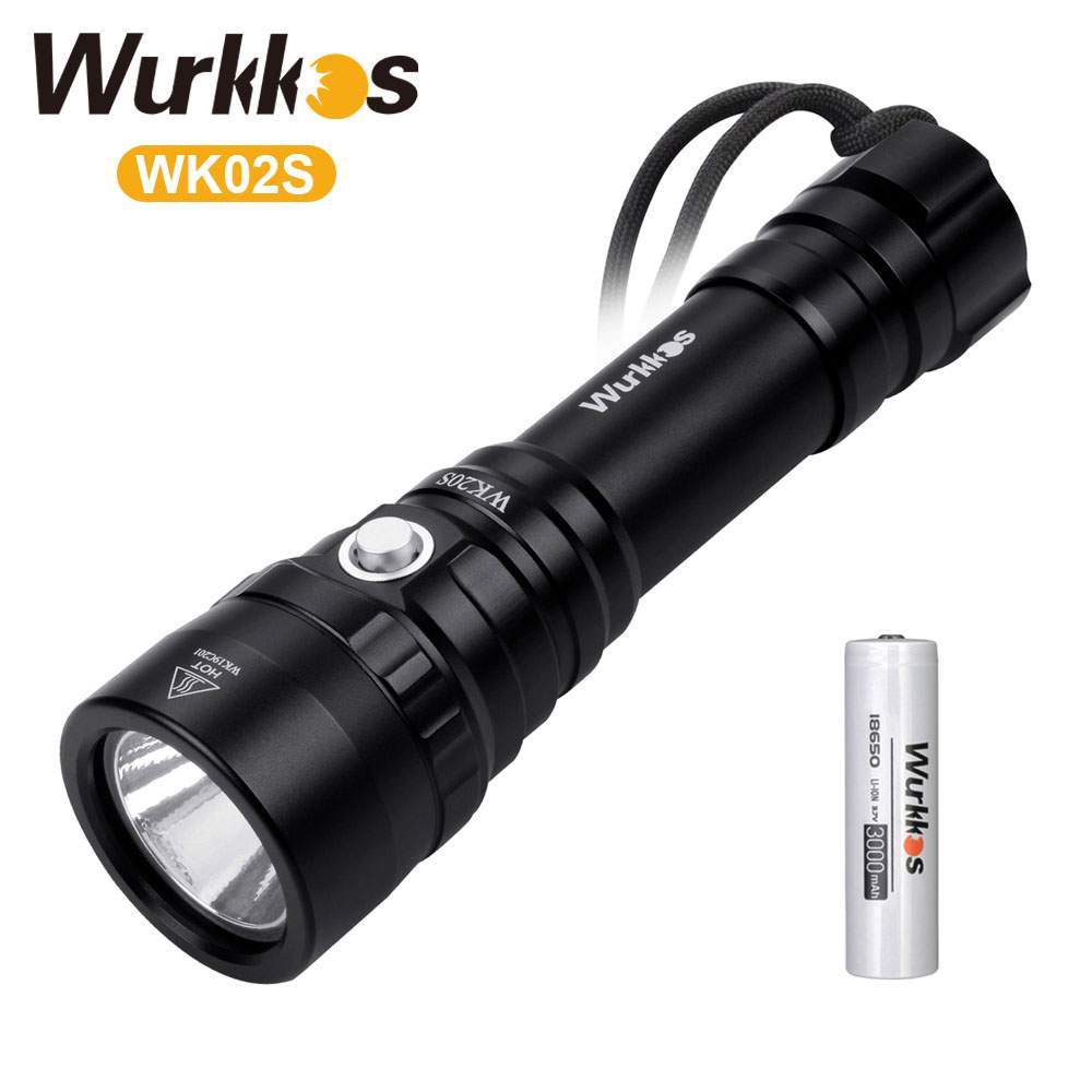 ไฟฉายดําน้ํา WK20S SST40 2000lm 18650 มีประสิทธิภาพสูง