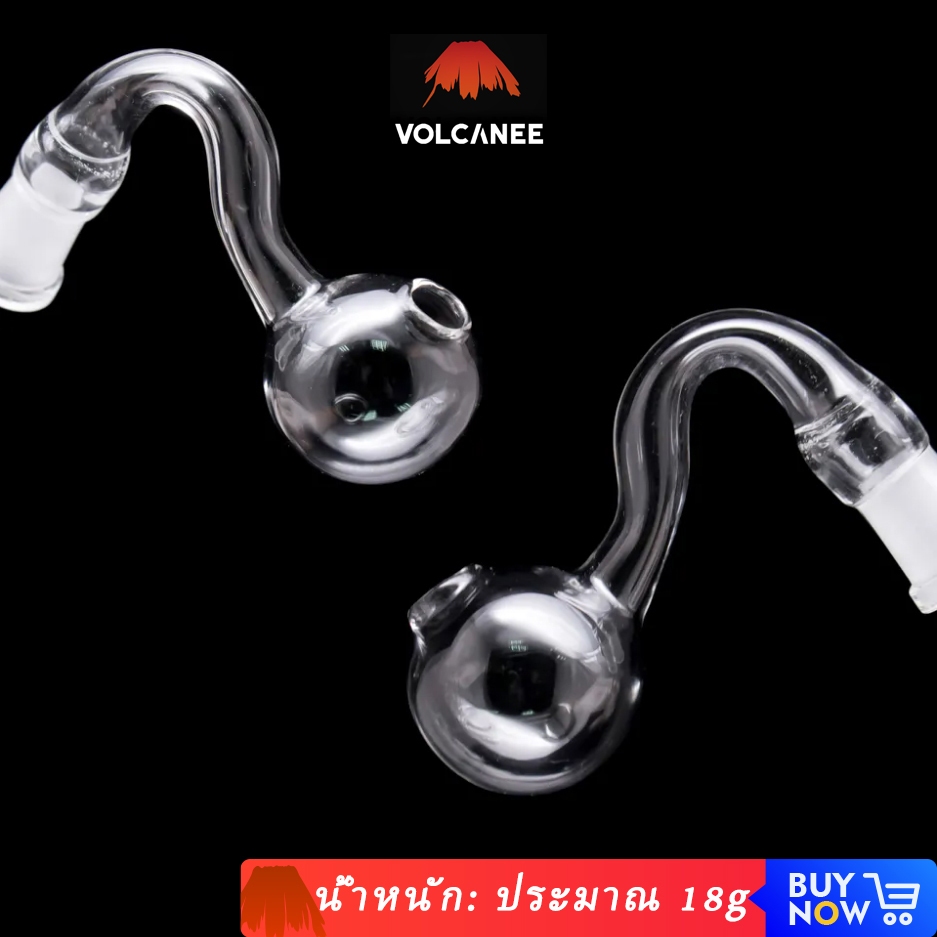 หลอดทดลองแก้วน้ํามัน Burner Pyrex 10 มม.14 มม.18 มม.ชายหญิงสําหรับ Bubbler Dab Rig แก้ว Bong YG123