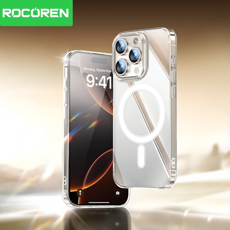 Rocoren Crystal เคสโทรศัพท์แม่เหล็กสําหรับ 16
