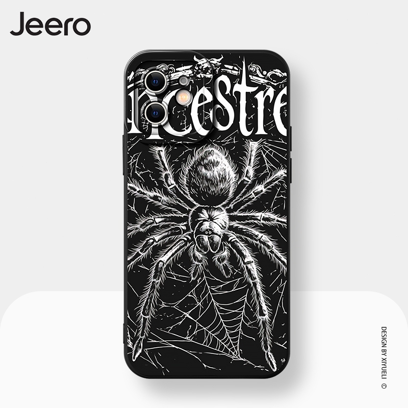 Jeero เคสไอโฟน เคสซิลิโคนนุ่มกันกระแทกลายการ์ตูนตลก เคสโทรศัพท์ for iPhone 16 15 14 13 12 11 Pro Max SE 2020 X XR XS 8 7 Plus xsmax iPhone7 iPhone8 พลัส MZ023