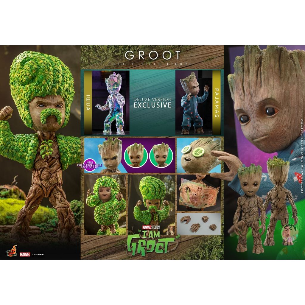 Hot Toys TMS088 & TMS089 I Am Groot 1/1th Scale Collectible Figure