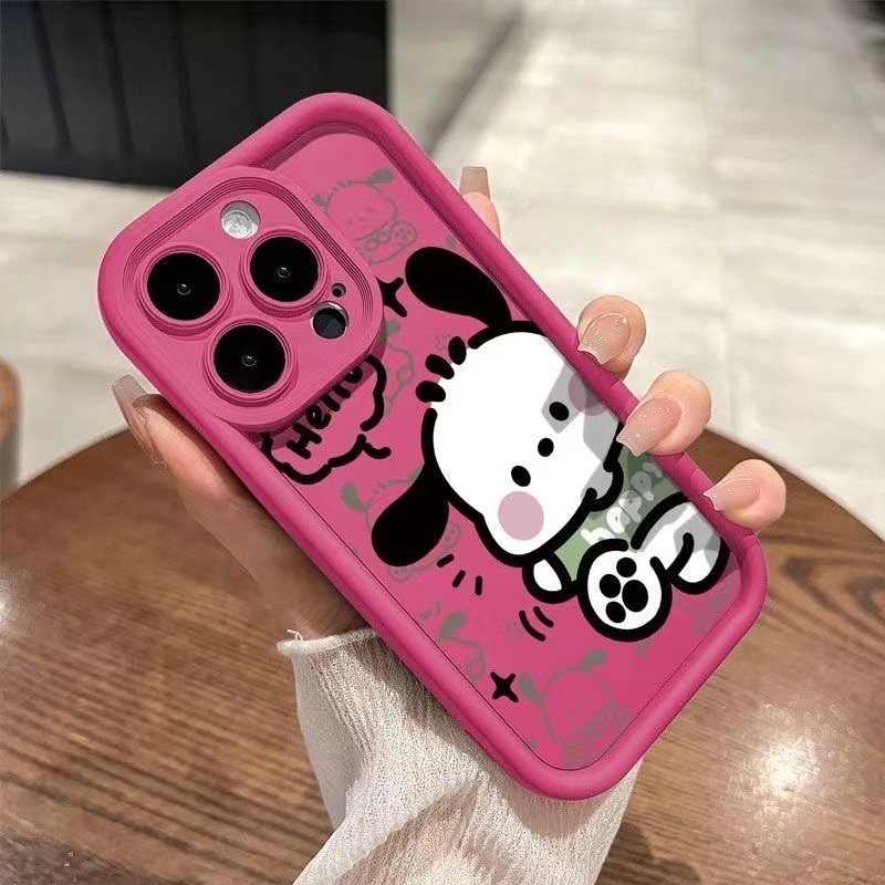 เคส POCO C61 4G X4 Pro 5G M4 Pro 4G X6 NEO M6 Pro 4G F3 GT F4 GT ตรงขอบซิลิโคนสัตว์ Pacha Dog กรณีโท