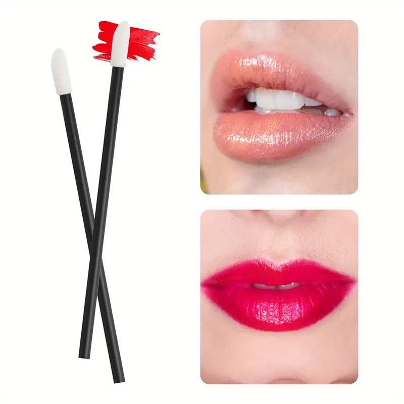 ไม้กายสิทธิ์ลิปกลอสแบบใช้แล้วทิ้ง 500 ชิ้น – ลิปสติกพลาสติก Applicators, เครื่องมือแต่งหน้าไร้กลิ่นสําหรับกิจวัตรประจําวันความงาม ราคา ถูกที่สุด ดีลบีเคเค แกลเลอรีภาพที่ 5