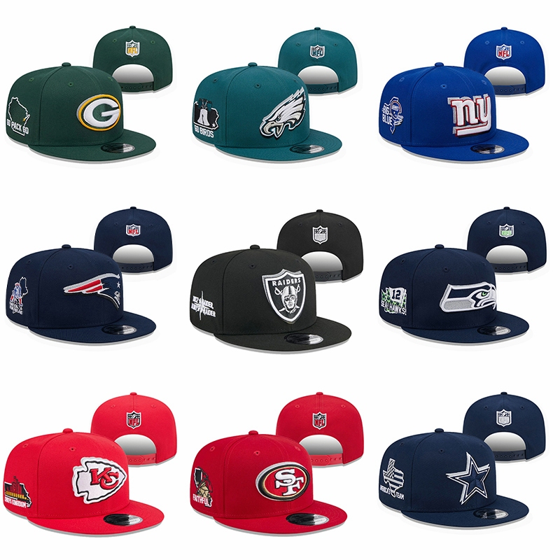 หมวกแก๊ป ผ้าแคนวาส ลายทีม NFL Raiders Chief Snapback สไตล์ฮิปฮอป 2023