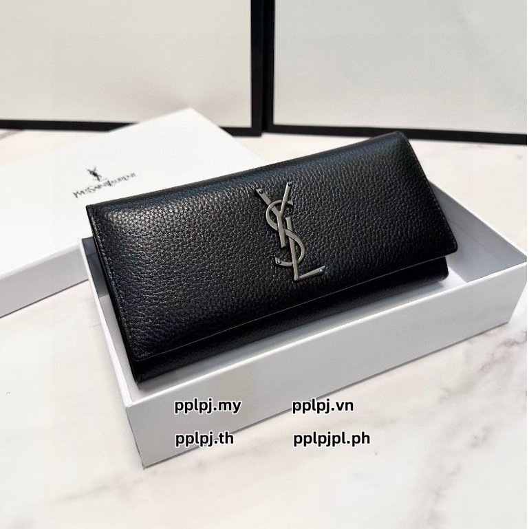 กระเป๋าสตางค์ใบยาว Original Calfskin Multi-Card Slot พร้อมกล่องของขวัญ YS333333-0921
