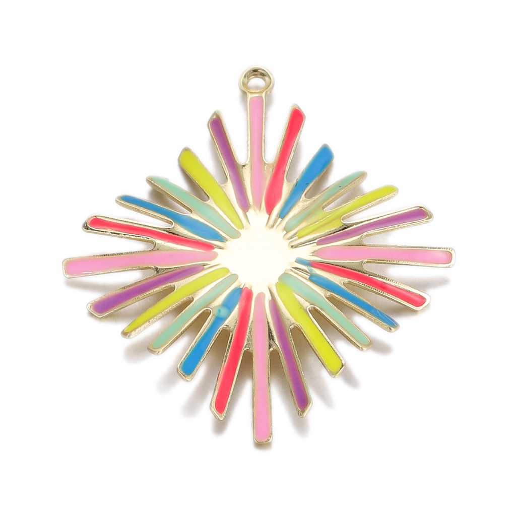 Boho Heart Bowknot Evil Eye Fatima Hand Charms สําหรับ Jewerlry ทําอุปกรณ์ Diy ต่างหูสร้อยคอสร้อยข้อมือจี้คุณภาพสูง - รูปที่ 5