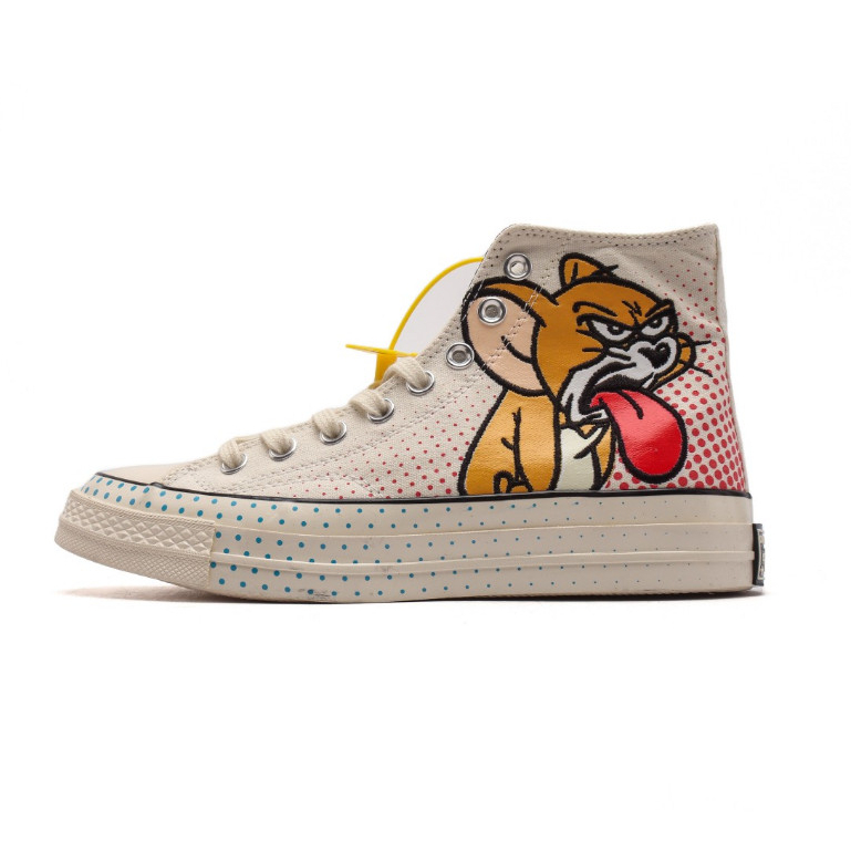 Converse Chuck 70 Tom&Jerry 60th Birthday ปัก Mischievous น่ารัก High Top Casual Shoes-2893