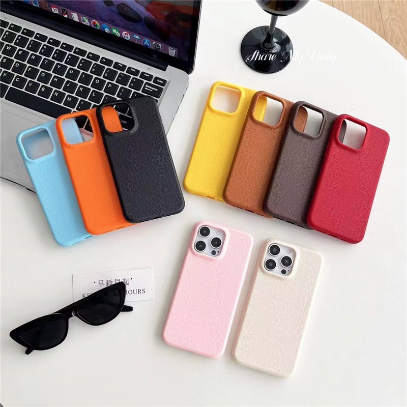 Iphone 16 pro max 15 pro max เคสโทรศัพท์วัสดุ TPU ลาย dermatoglypha สีทึบ
