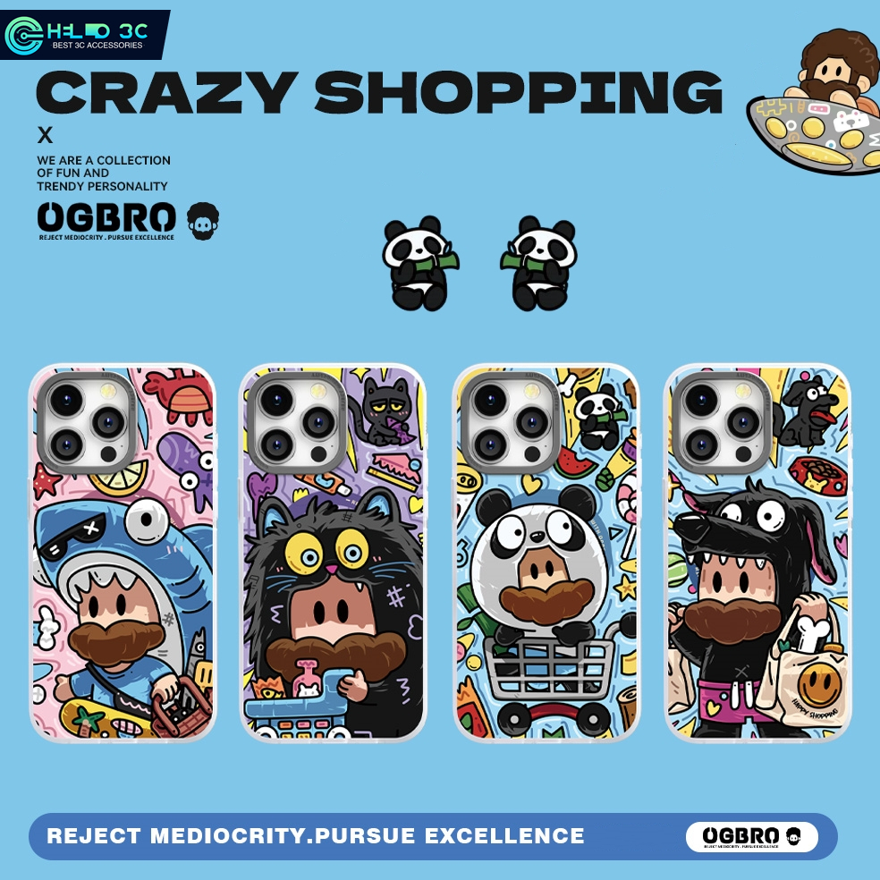 เคสแม่เหล็ก OGBRO ทั่วโลก เข้ากันได้กับ เคสไอโฟน 15/16 หรูหรา เข้ากันได้กับ เคสกันกระแทก iphone 16 pro max case เข้ากันได้กับ เคสไอโฟน 15 pro max กันกระแทก