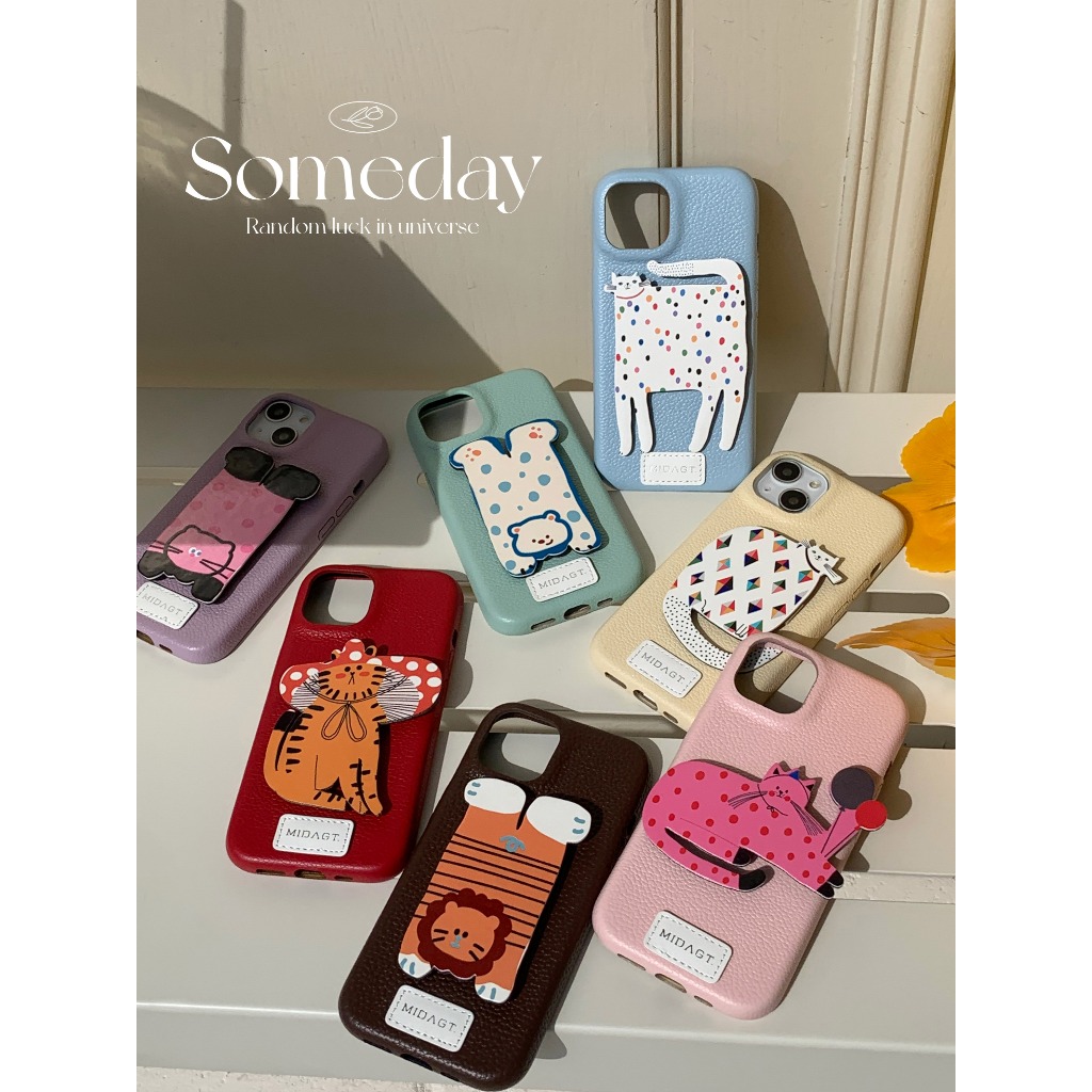 เทรนด์การ์ตูนสวนสัตว์สิงโตแพนด้าน้อยมีมี่สติกเกอร์หนังเนื้อเคสโทรศัพท์เข้ากันได้ไอโฟน16 14 15 12 13 มือโปร สูงสุด 16 14 13 12 15 มือโปร 11ลื่นวางและช็อกกร