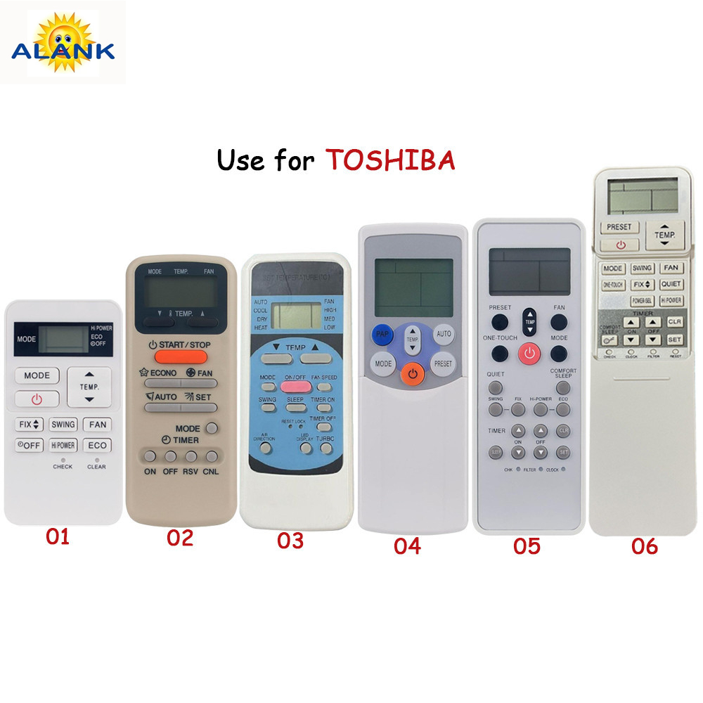 Remote รีโมทแอร์  Carrier TOSHIBA รีโมท (เหมาะสำหรับ แยกแอร์ ) ตัวเลือกประเภท
