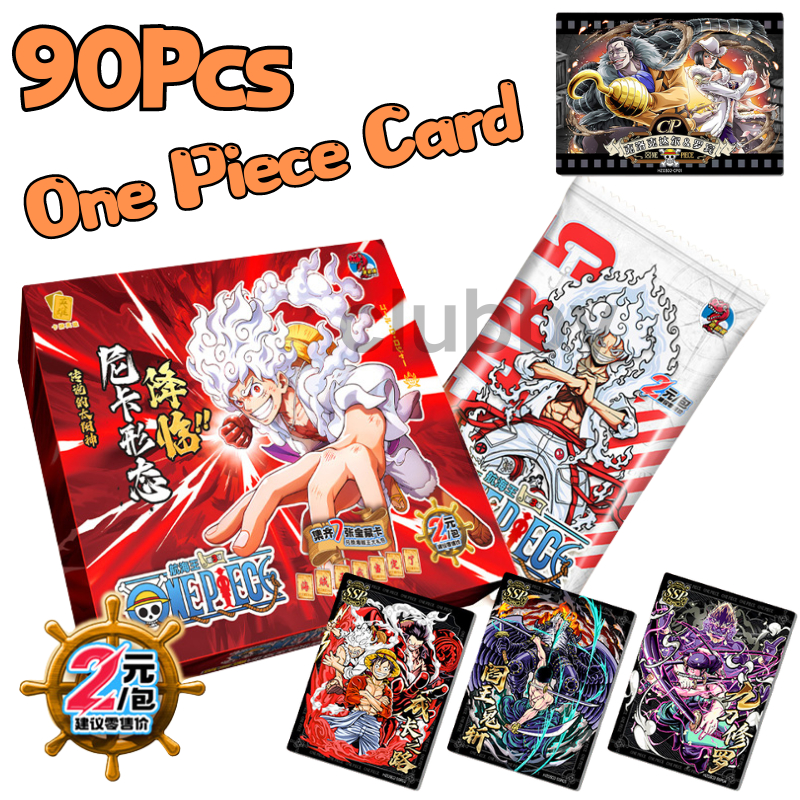 90 วันพีช การ์ดหนา ลูฟี่ ซันจิ โบอา SSP/CP/UR ฟิกเกอร์อนิเมะ คอลเลกชั่น การ์ด