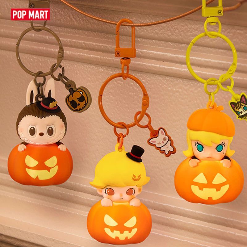 Pop MART LABUBU THE MONSTERS Monster Carnival Pumpkin Badge