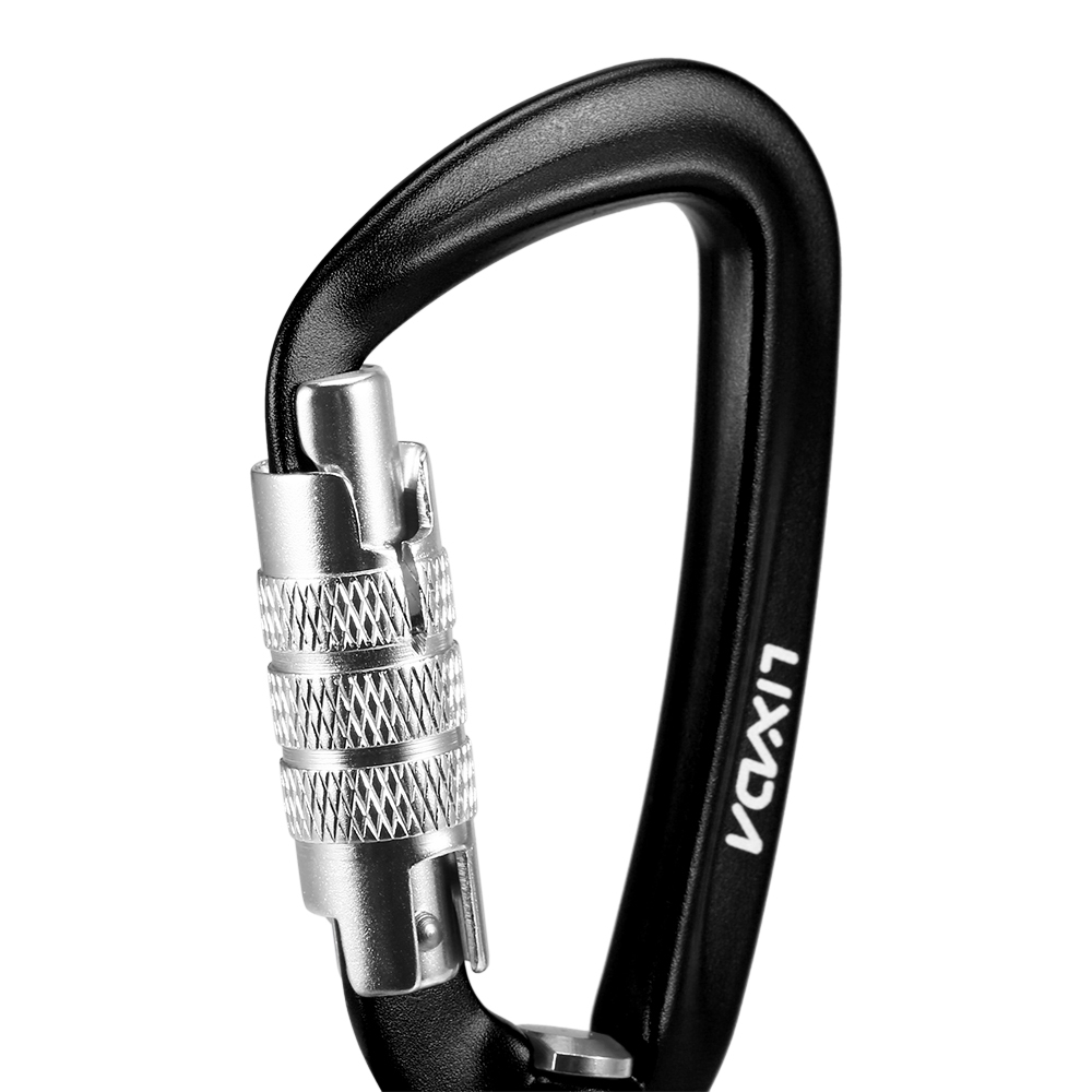 Lixada คลิปคาราบิเนอร์แบบหมุนได้ 2 ชิ้น 360°หมุนได้ Spinner Carabiner ล็อคอัตโนมัติขนาดเล็ก Carabiner Rotational Hammock แขวนคลิปตะขอจูงสัตว์เลี้ยง
